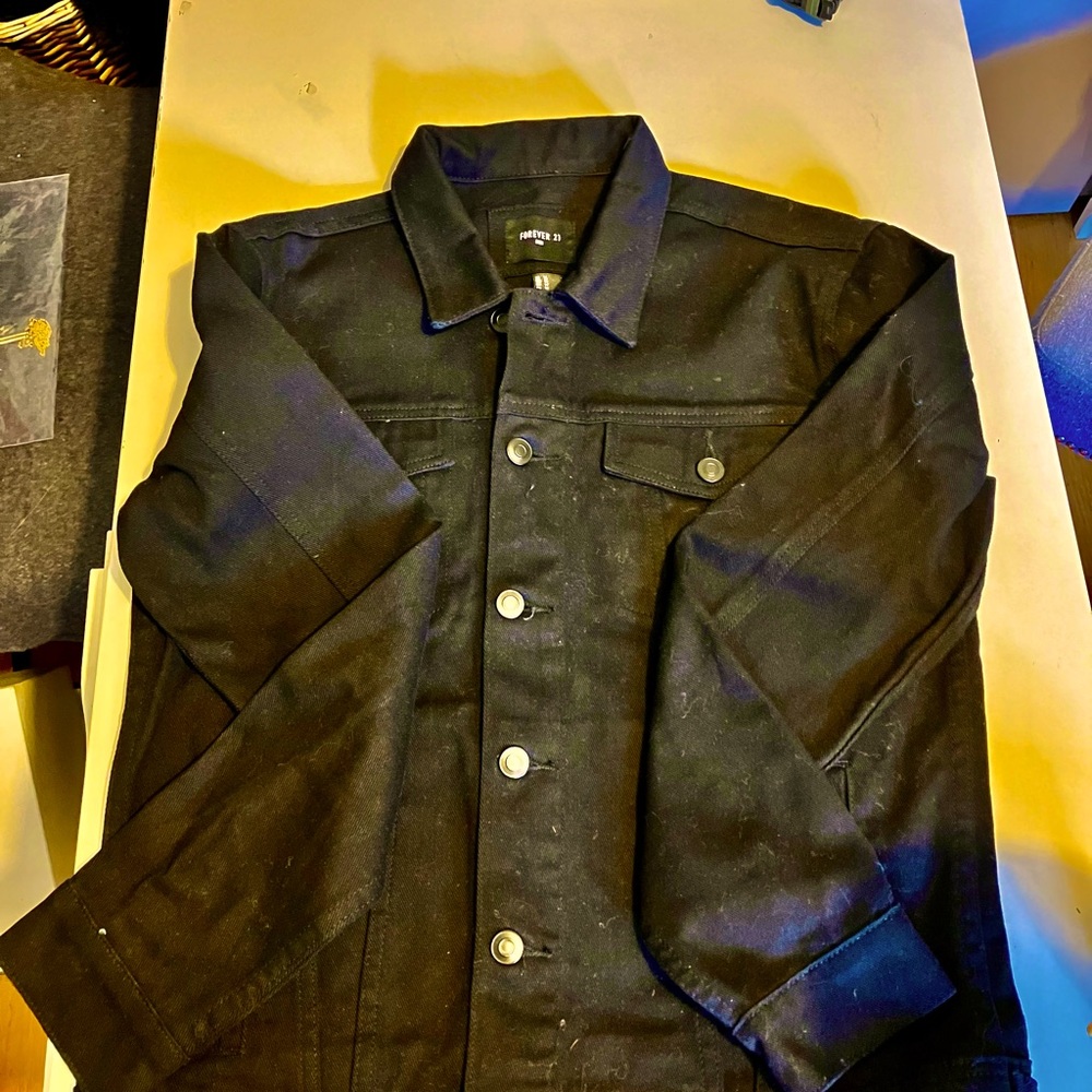 Forever 21 Black denim Jacket, new